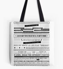 A Mother's Prayer for Her Daughter by Tina Fey Tote Bag