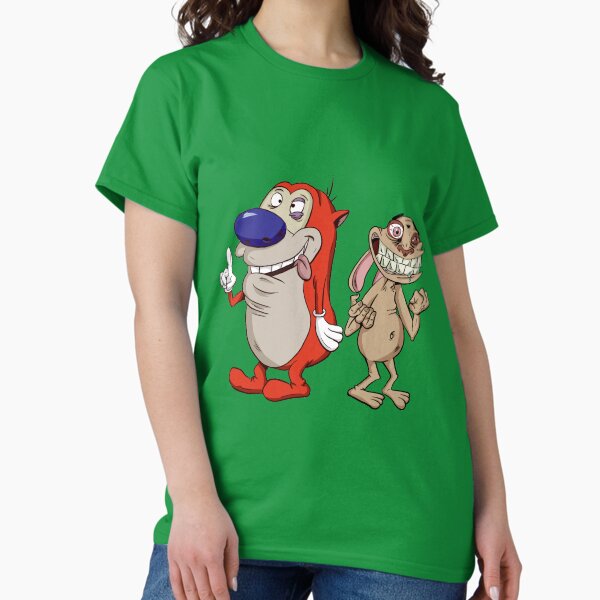 Vista previa del artículo con la obra «Ren y Stimpy», diseñado y vendido por blacksnowcomics.