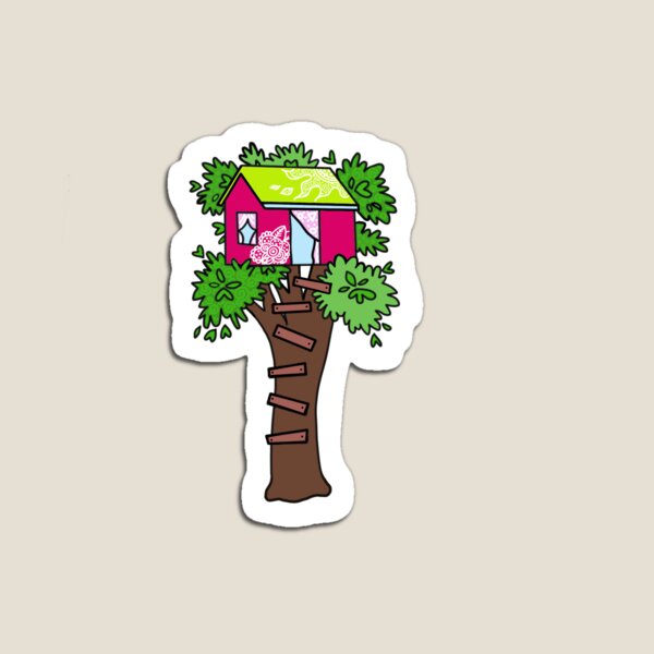 Tree Free Eco Square Magnet Fire and Dream 