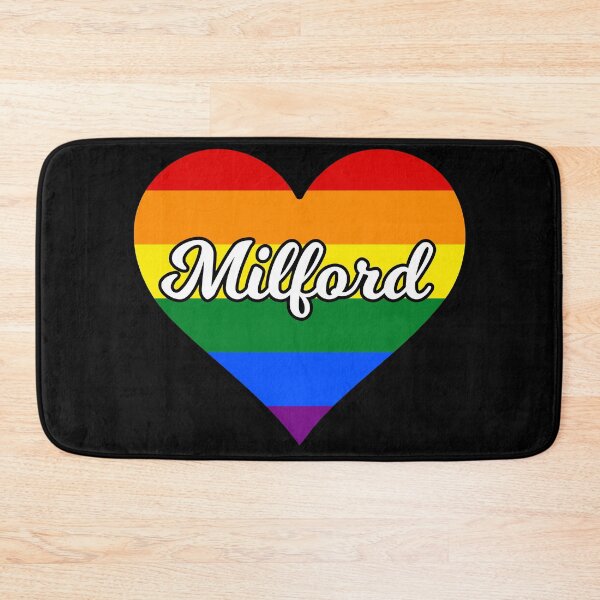 Item preview, Milford Delaware Gay Pride Heart designed and sold by fearcity.