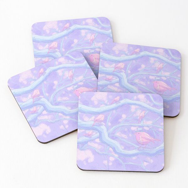 Item preview, Pastel Birds designed and sold by KnickknackArt.