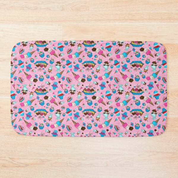 Item preview, Cute Ice Cream and Shave Ice Pattern on Pink Background designed and sold by Bumblefuzzies.