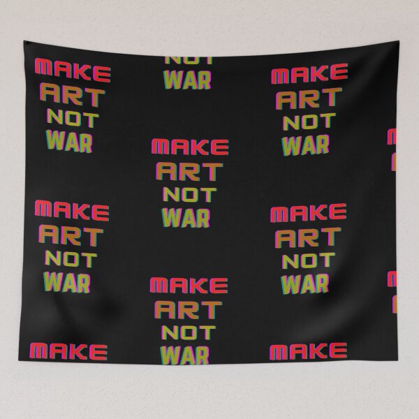 Item preview, make art not war-Art Shirt for Women, Gift for Artist T Shirt, Political Tshirt, Anti War Shirt, Hippie T Shirt, Hipster tshirt, Peace Tee designed and sold by fitpress.