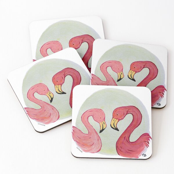 Item preview, Two Flamingos a Catolena Collection designed and sold by melissasnapp.