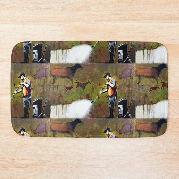 Item preview, Banksy Cave Painting Removal By Street Cleaning designed and sold by WE-ARE-BANKSY.