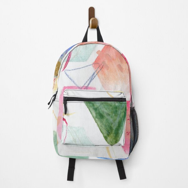 Item preview, Shapely Abstract Colorful Watercolor Mixed Media designed and sold by Chantelly.
