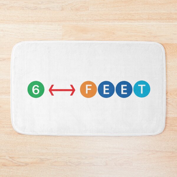 Item preview, "6 FEET NYC SUBWAY" Alphabet Design designed and sold by Tita Vong Studio.