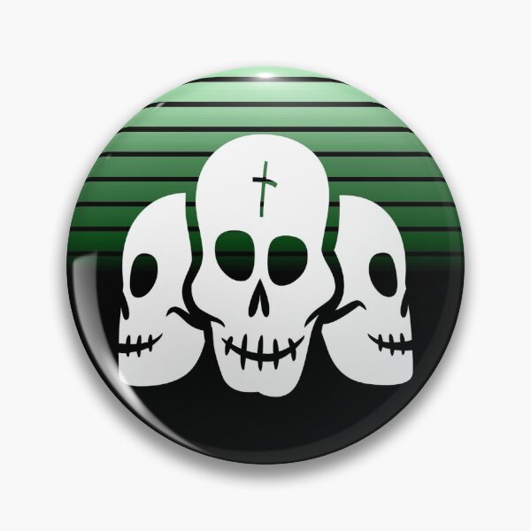 Item preview, Black, white Funny and Horror Dead Skulls with Retro Stripes Patterns designed and sold by corner-shop.