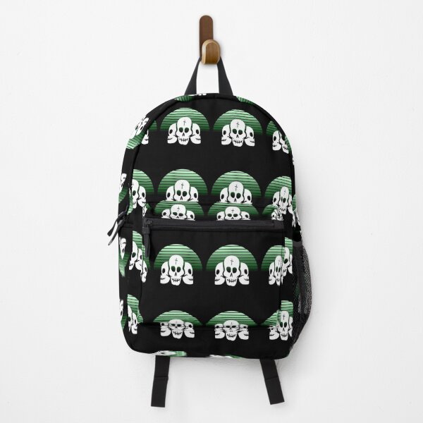 Item preview, Black, white Funny and Horror Dead Skulls with Retro Stripes Patterns designed and sold by corner-shop.