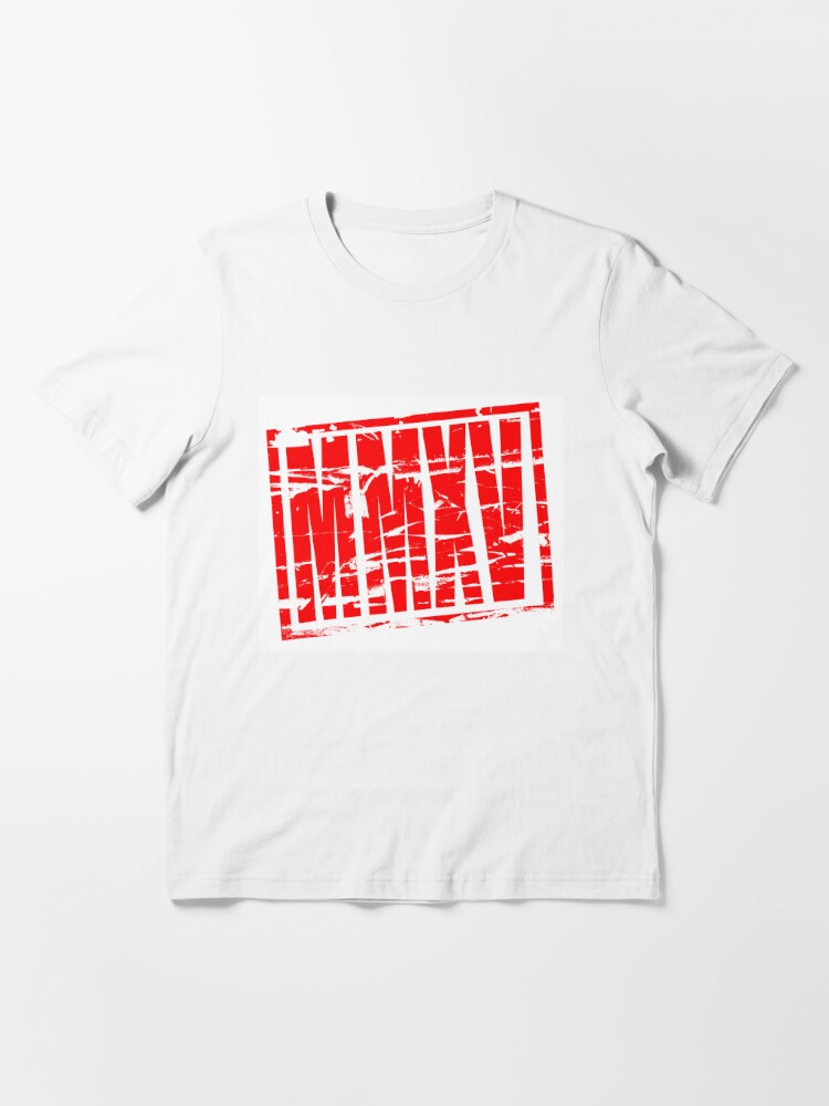 mmxv-2015-in-roman-numerals-red-rubber-stamp-t-shirt-for-sale-by