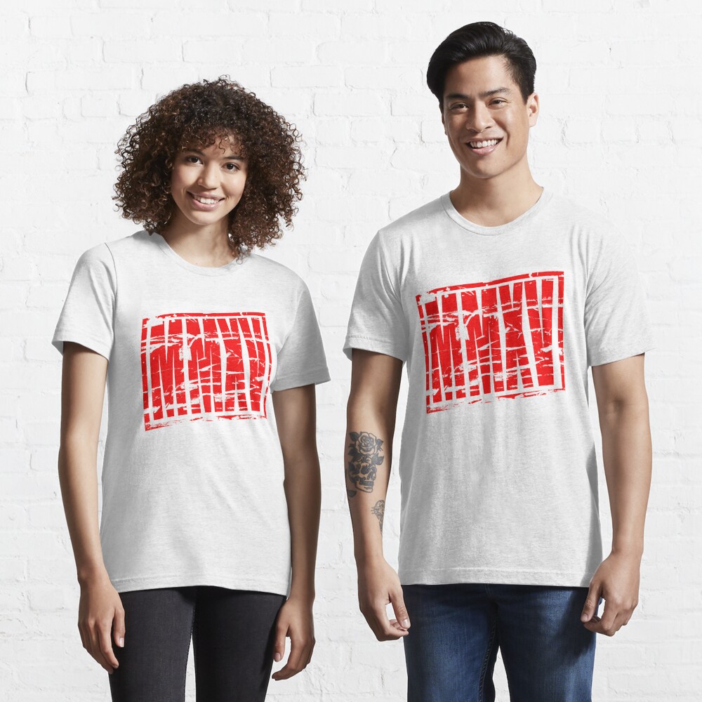 mmxv-2015-in-roman-numerals-red-rubber-stamp-t-shirt-for-sale-by