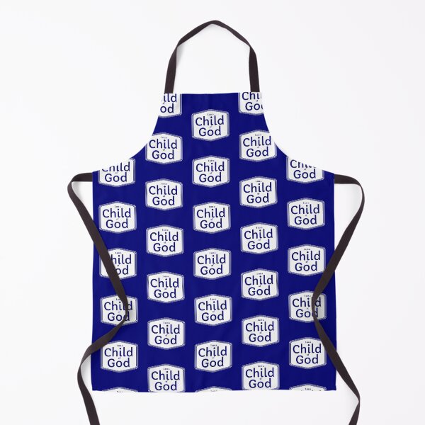 Item preview, I am a Child of God - white/royal blue designed and sold by Heather Walton.