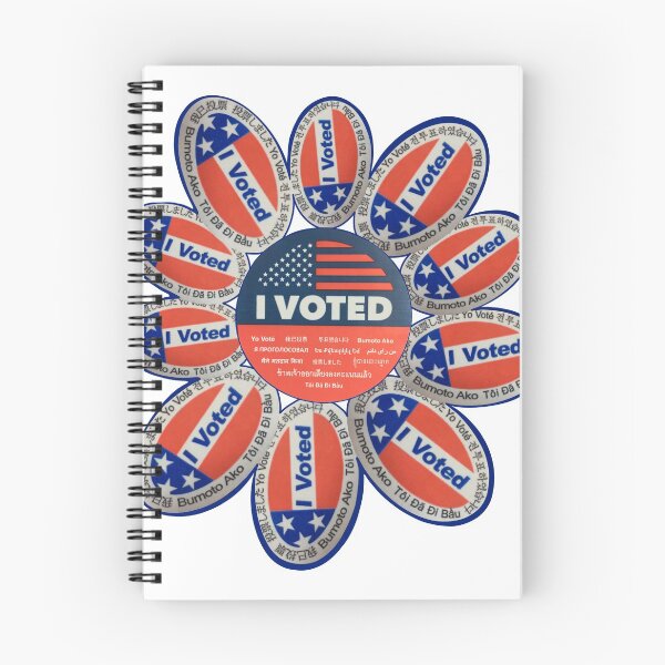 Item preview, I Voted Stickers in a Flower designed and sold by GroovyColors.