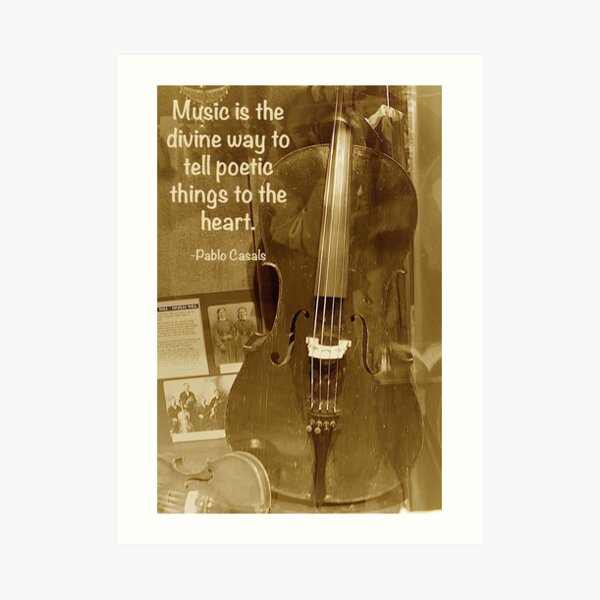 Vintage Cello Art Print
