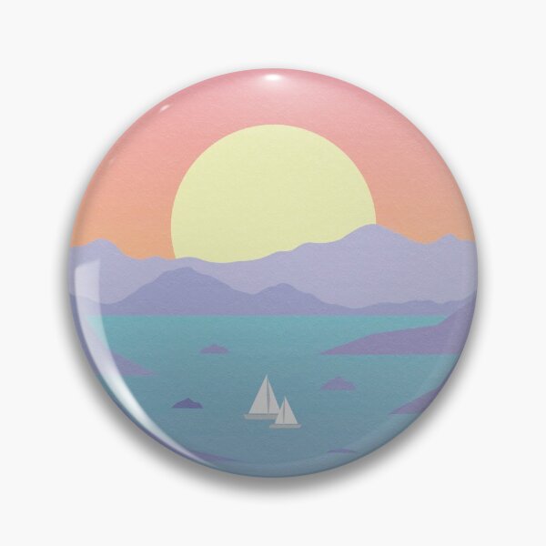 Surfaces Horizons Album Cover Pin