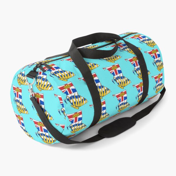 Item preview, British Columbia Map with British Columbian Flag designed and sold by Havocgirl.