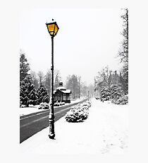 Snow Scene Photographic Print