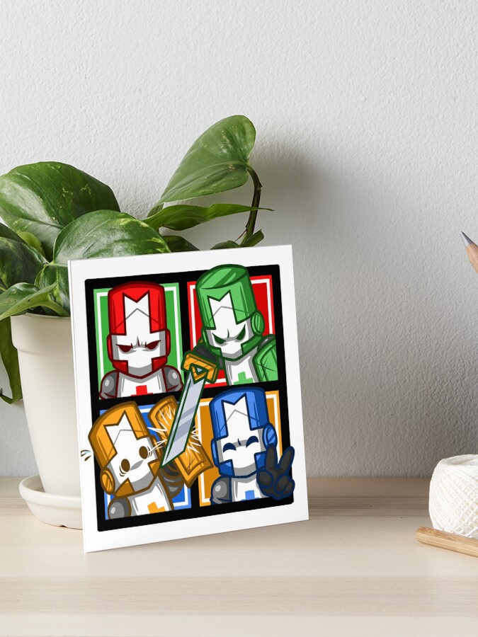 Castle Crashers Four-Square Greeting Card for Sale by Martin Wright