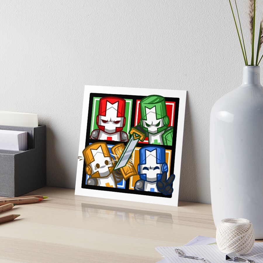 Castle Crashers Four-Square Greeting Card for Sale by Martin Wright