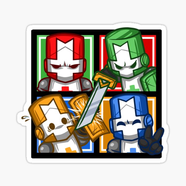Item preview, Castle Crashers Four-Square designed and sold by MartinWDoodles.