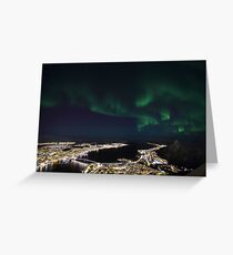 Tromsoe - City of Lights Greeting Card