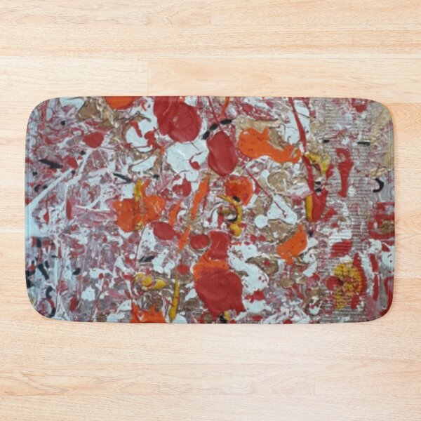 Item preview, Abstract Red & Orange Globules designed and sold by Art With Impact – Statement Art & Apparel for Deep Thinkers.