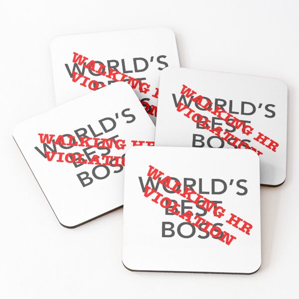 Item preview, Walking HR Violation -  World's Best Boss designed and sold by KME Designs.