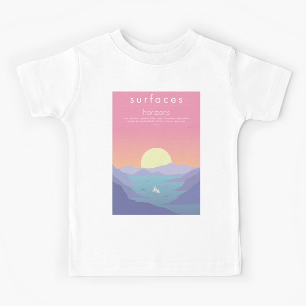 Surfaces Horizons Album Cover Kids T-Shirt