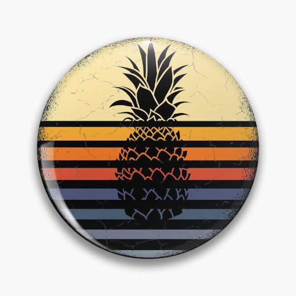 Item preview, Pineapple Vintage Retro Sun Gift designed and sold by MichaelTeupser.