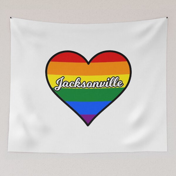 Item preview, Jacksonville Florida Gay Pride Heart designed and sold by fearcity.