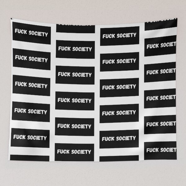 Item preview, F**k Society Design Cool Meme Quotes Quarantine Social Distancing Coronavirus  designed and sold by FastLaneGroove.
