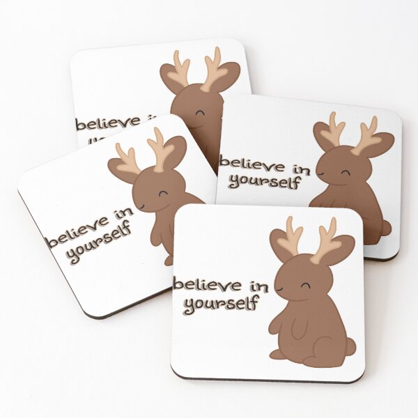 Item preview, 'Believe in yourself' Jackalope designed and sold by Ellie Canhoto.