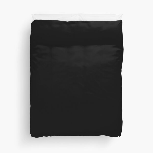 Simply Black - Simple Black Design Duvet Cover
