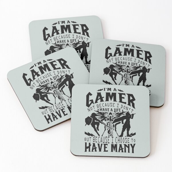Item preview, I'm a gamer not because I don't have a life - Awesome gamer Gift designed and sold by Teenation9.