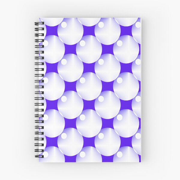 Aperçu de l'œuvre Bleu avec des cercles en mosaïque blanche créée et vendue par addicusdesigns.