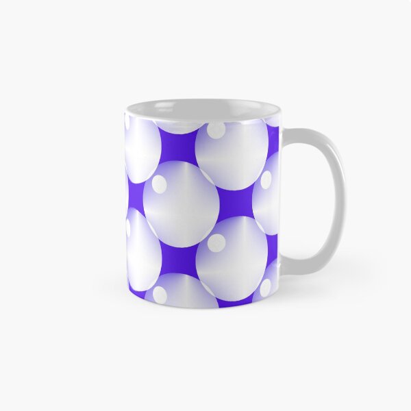 Artikelvorschau, Blau mit weiß gekachelten Kreisen entworfen und verkauft von addicusdesigns.