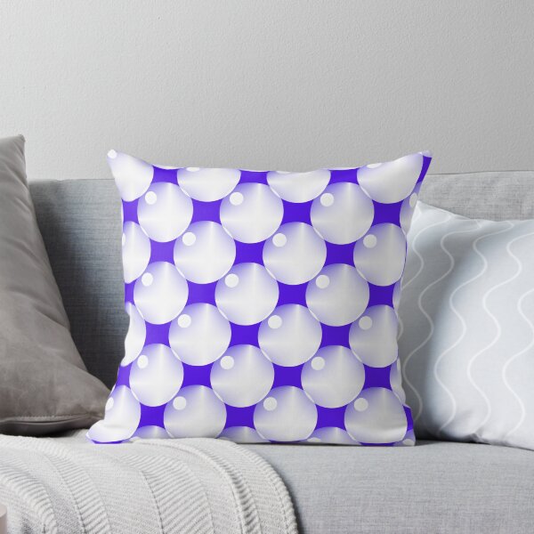 Item preview, Blue with White tiled circles designed and sold by addicusdesigns.