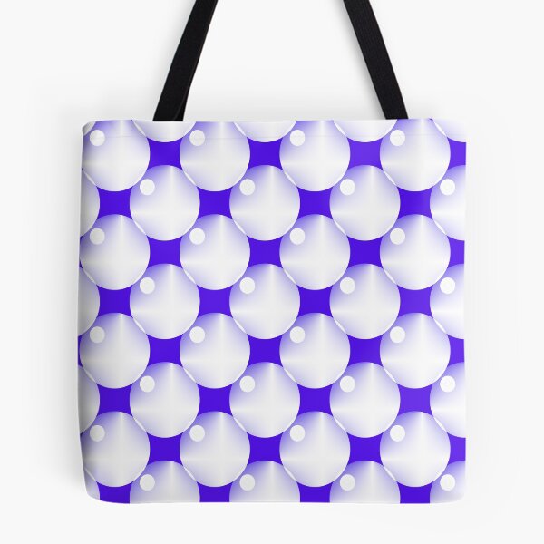 Item preview, Azul con círculos de azulejos blancos designed and sold by addicusdesigns.