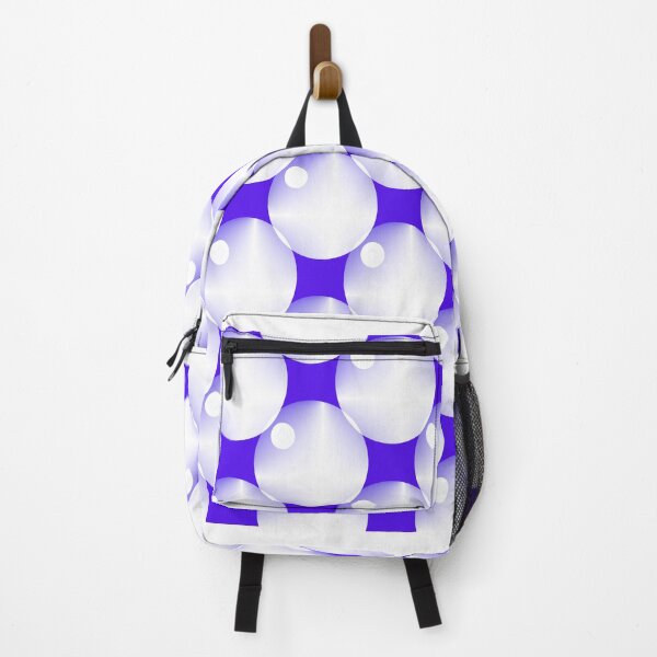 Item preview, Blue with White tiled circles designed and sold by addicusdesigns.