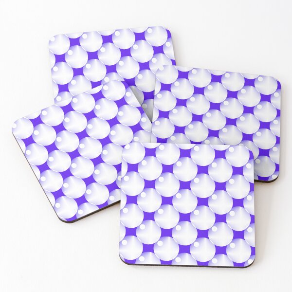 Item preview, Blue with White tiled circles designed and sold by addicusdesigns.