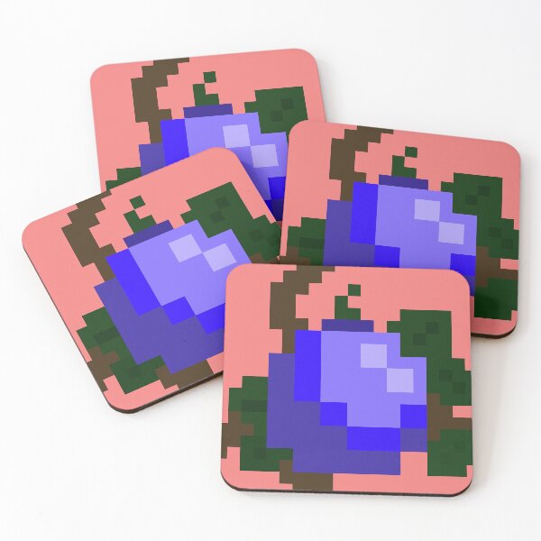 Item preview, pixel blueberry bush designed and sold by muddi-gutz.