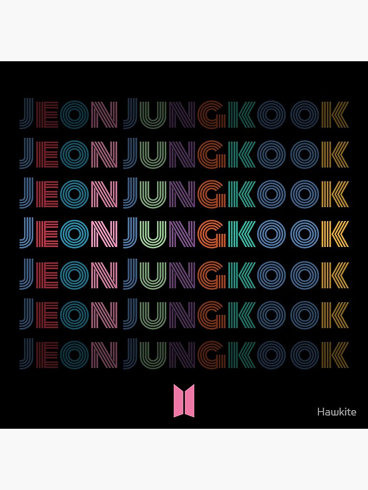 BTS Jungkook Jungguk Dynamite album cover style Art Print