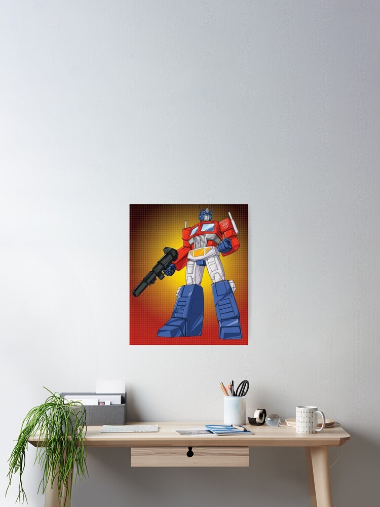 Optimus Prime Transformatoren G1 Poster Von Beeryecrafts Redbubble