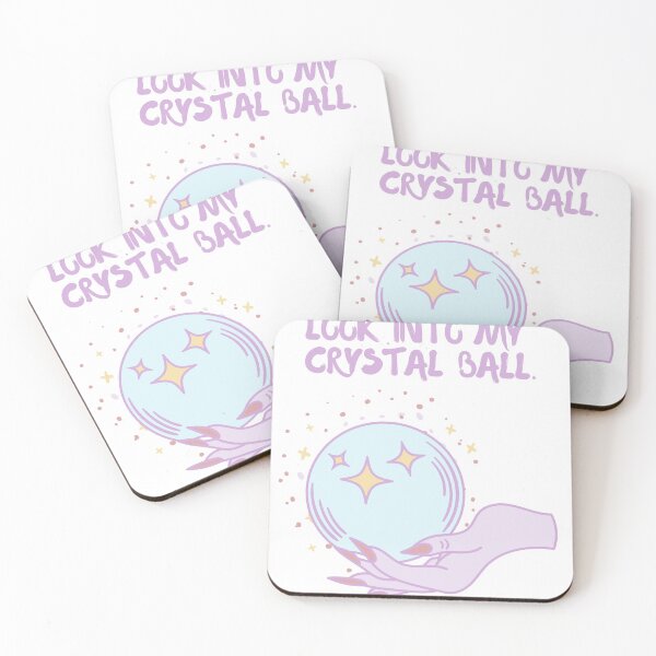 Item preview, Look into my Crystal Ball - Quote Pastel Graphic designed and sold by Jayleen Olivia.