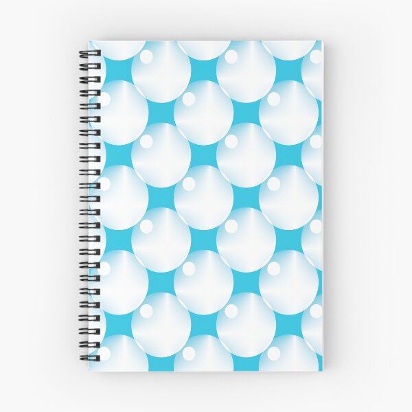 Item preview, Aqua with White tiled circles designed and sold by addicusdesigns.