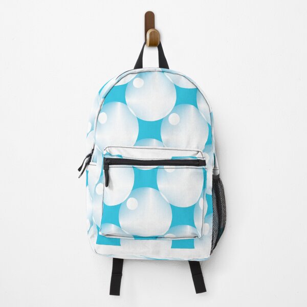 Item preview, Aqua with White tiled circles designed and sold by addicusdesigns.