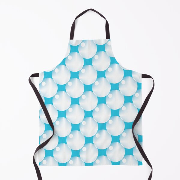 Item preview, Aqua with White tiled circles designed and sold by addicusdesigns.