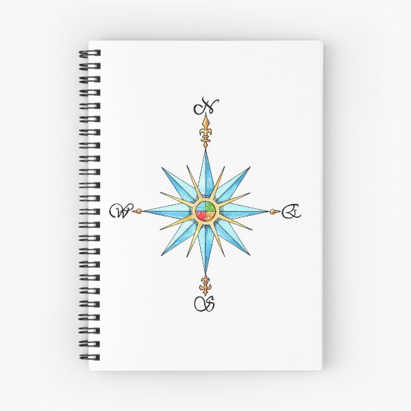 Item preview, Watercolor Compass Rose designed and sold by Cleave.