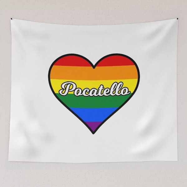 Artikelvorschau, Pocatello Idaho Homosexuell Stolz Herz entworfen und verkauft von fearcity.