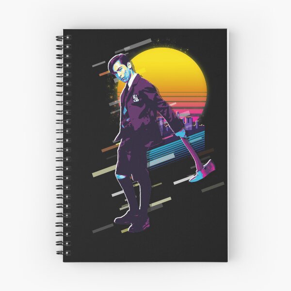 Item preview, The Umbrella Academy Number Five In Retro Sunset 80s Style designed and sold by marybethmckim.